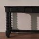 Console table in Shou Sugi Ban finish