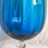 Vase Murano bleu vintage