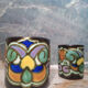 The Montoise Ceramics set of 5 art deco ceramic pieces.