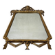 Large gilded mantel mirror – wood