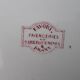 Oval dish Sarreguemines and Digoin service "Favorite"