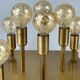 60s 70s ceiling lamp Sölken Leuchten Germany in brass