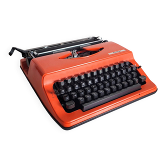 Monditype orange typewriter 70s