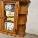 Wooden wall display case