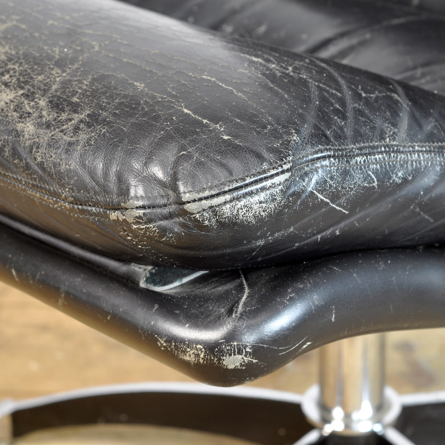 Leather armchair, 1970s