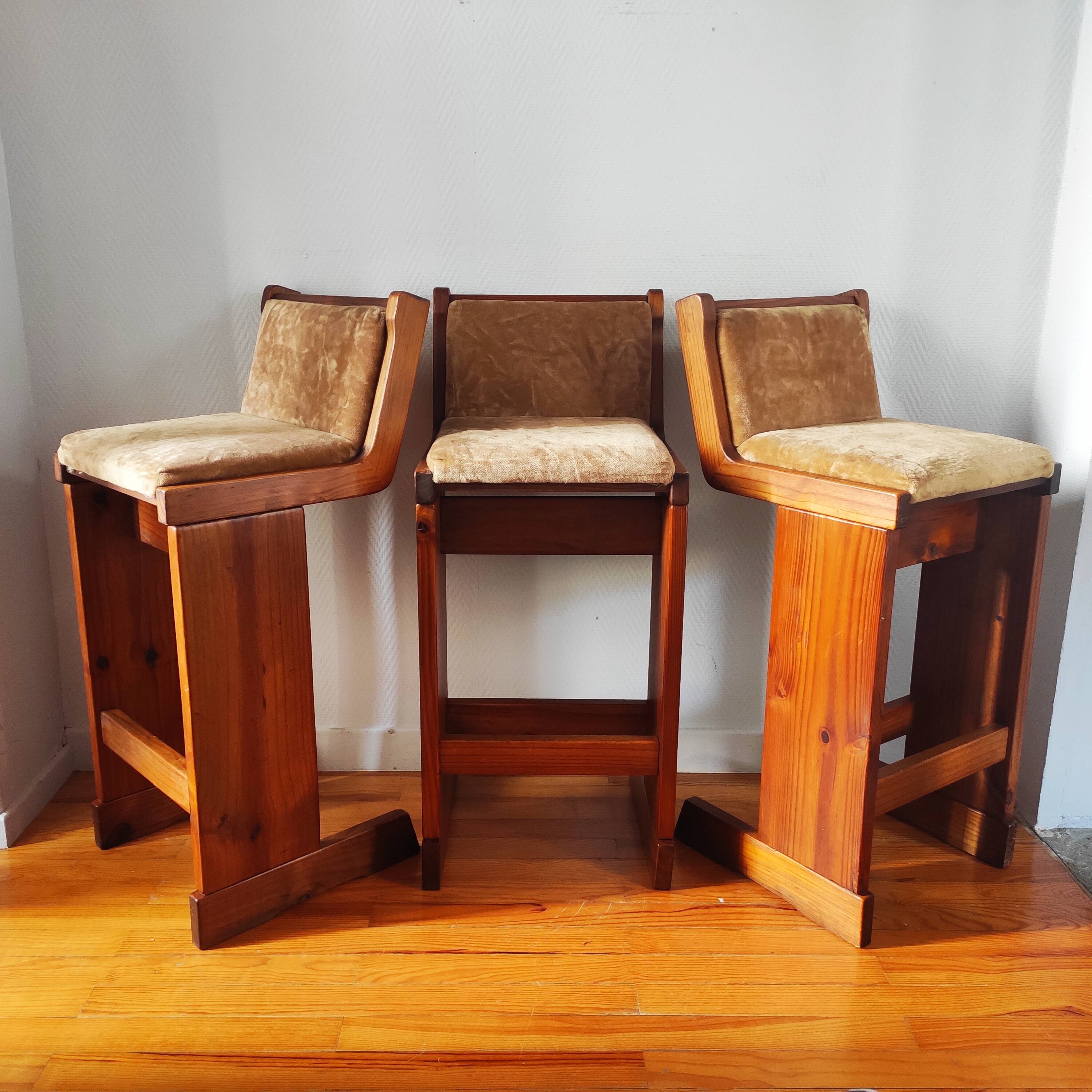 Vintage bar stools Scandinavian design