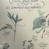 Botanical plank "Tisane to help children sleep"