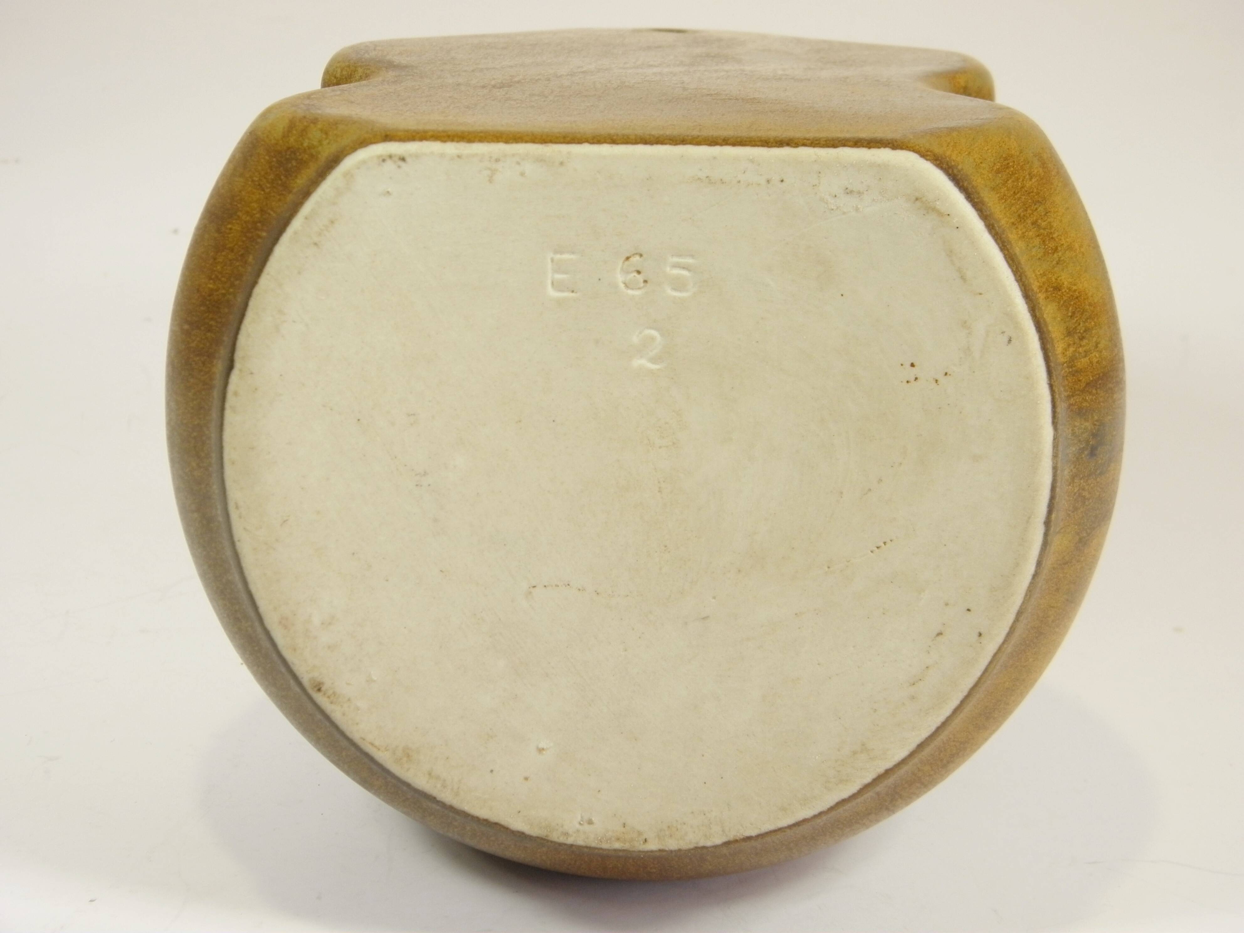 Stoneware salt dish from the 70s