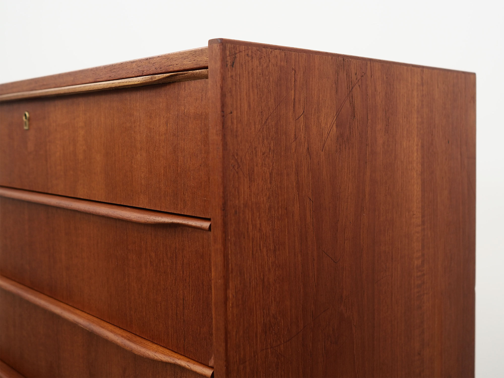 Teak chest of drawers, Danish design, 60's, production: Denmark
