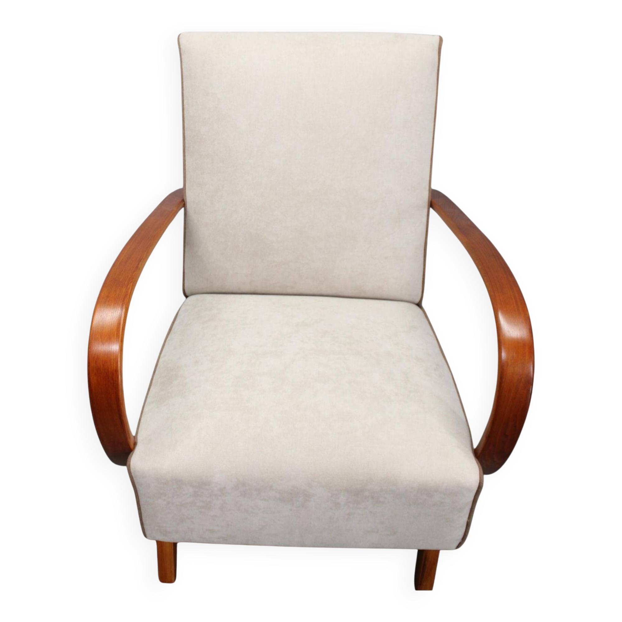Art Deco armchair by Jindřich Halabala, Czechoslovakia, 1940s