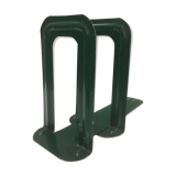 Bottle Green Paper by Bernard-Albin Gras for Gras Ravel, France, 1905, Set de 2