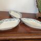 Lot de 3 raviers  terre de fer Salins modèle directoire
