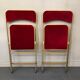 Duo of folding chairs