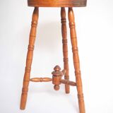 Wooden tripod stool