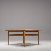 Table basse en teck danois du milieu du siècle, années 1960