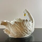 Swan ceramic planter from Bassano, Italy, Circa 1970