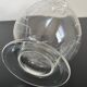 Carafe en verre ciselé