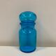 Small turquoise blue jar from the 70s