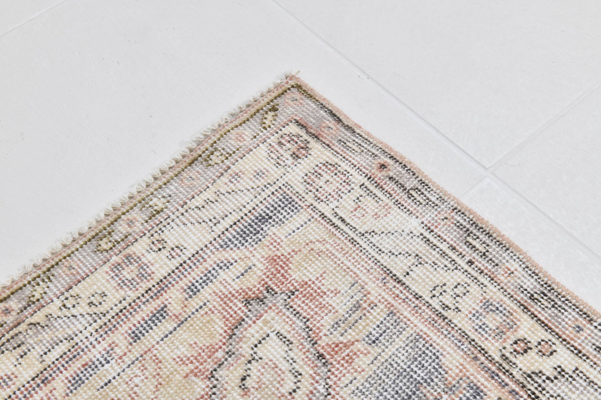 6x10 Soft Pastel Vintage Area Rug 198x303Cm SK 20973