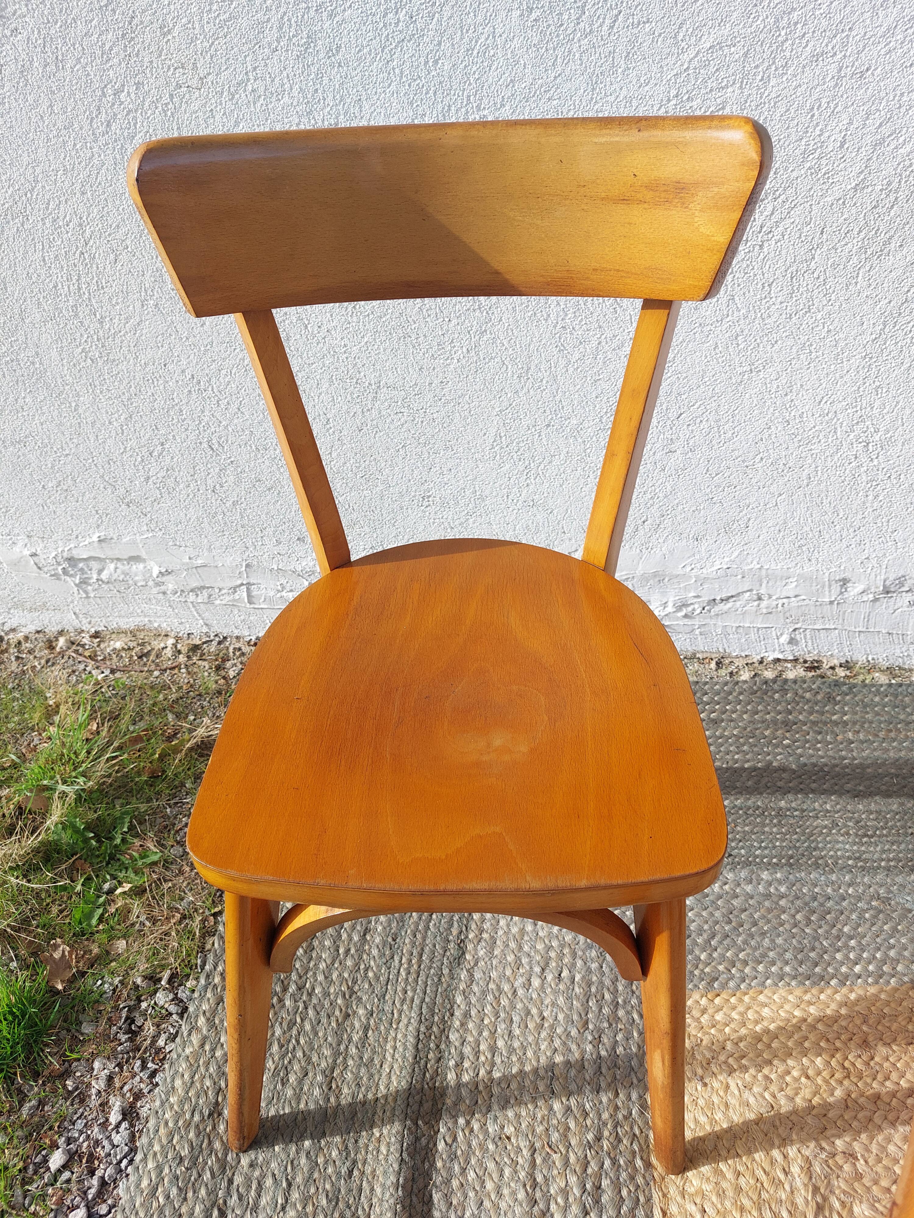 6 chaises bistrot Luterma, vintage