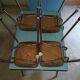 Blue formica dining set