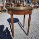 Louis XVI style bouillotte table in mahogany