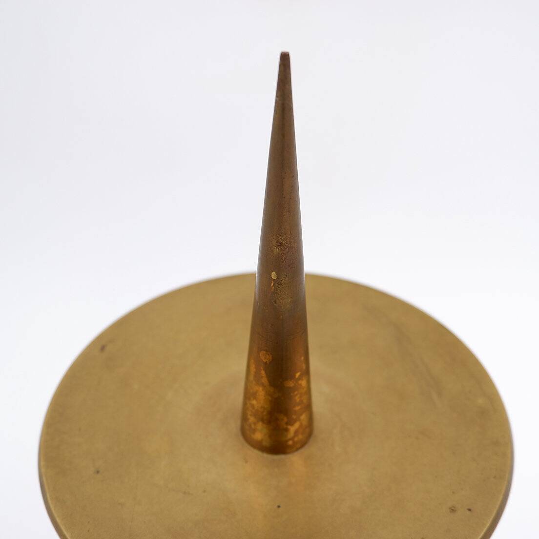 Bougeoir Art Déco en bronze doré, vers 1930