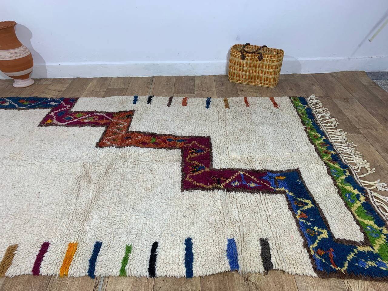 Handmade Moroccan Berber rug 258 X 150 CM