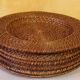 Set de 6 dessous d'assiette en osier et rotin