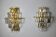 Pair of Kinkeldey sconces, Germany, 1970