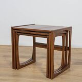 Mid-Century Teak Nesting Tables by R. Benett for G-Plan, United Knigdom, 1970s, Set of 3