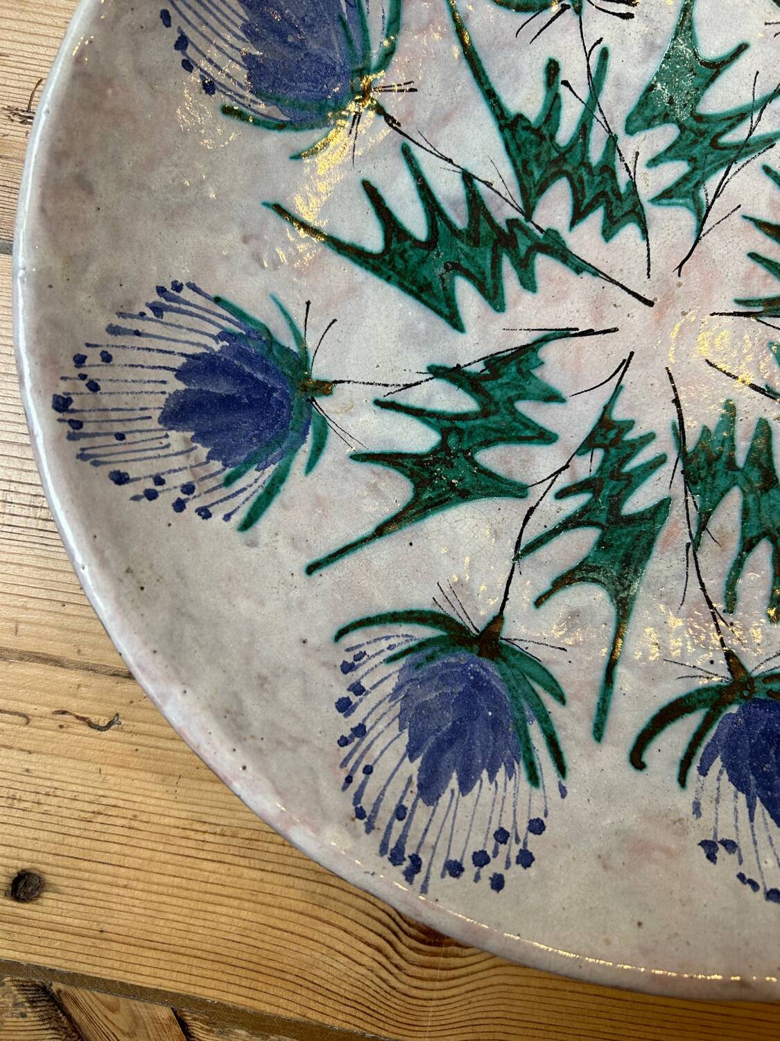 Presentation platter signed "Le Brescou"