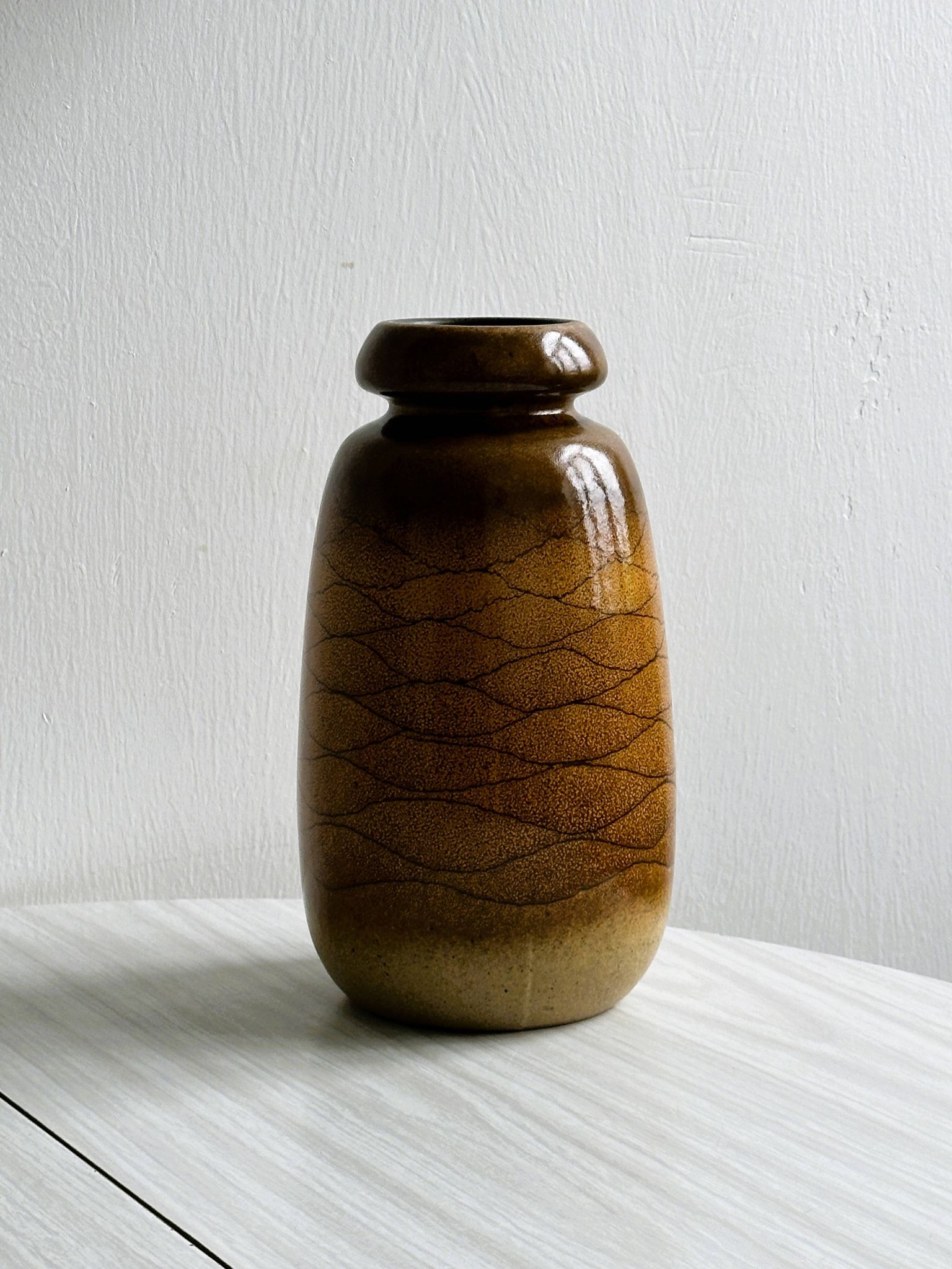 Antique ceramic vase from East Germany 1970.