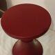 Burgundy red tam tam stool stamp