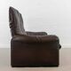 Cassina Maralunga 3seat-Sofa in darkbrown leather by Vico Magistretti