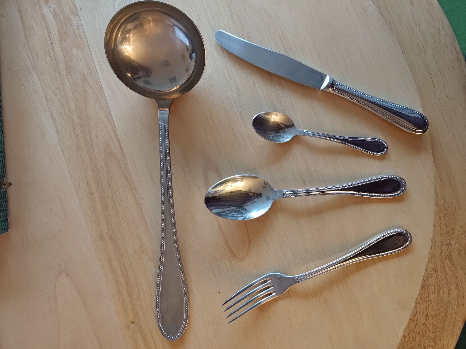 Novargent 49 pieces stainless cutlery set