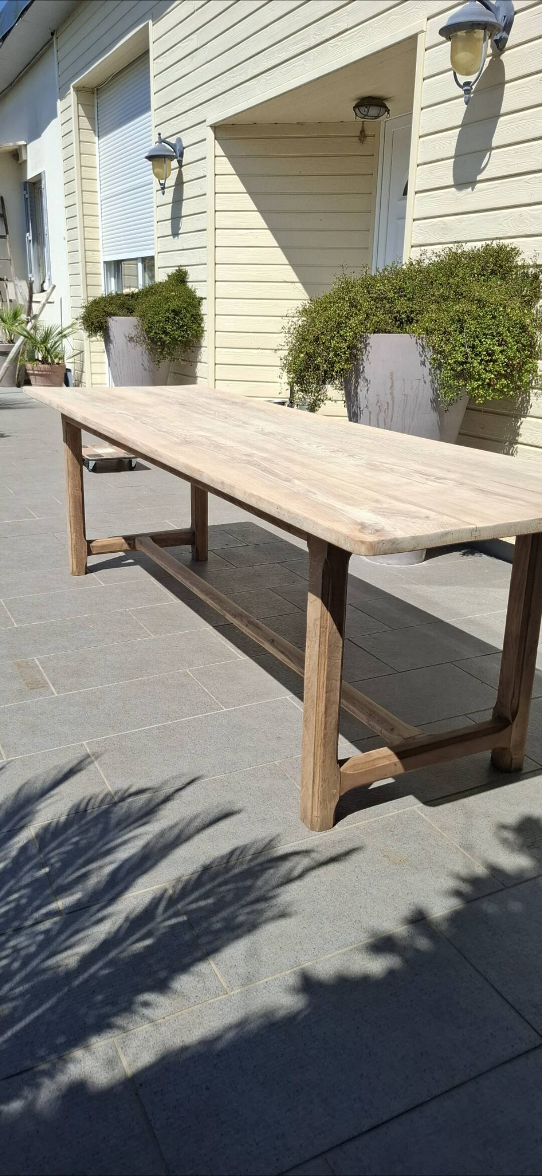 Large renovated old farmhouse table