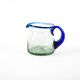 Glass milk jug, Italian design, 1970s, made in Italy