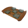 Teak tray with glass bowls by Jens Quistgaard for IHQ Dansk Designs, 1960s, set of 6.