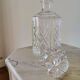 Carafe in chiseled glass
