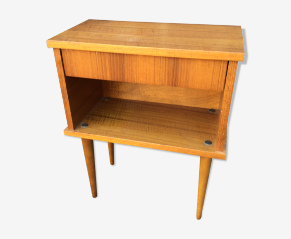 Table de chevet scandinave vintage 1970