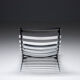 Fauteuil aved pouf de Roger de Winter, années 1960, Belqique