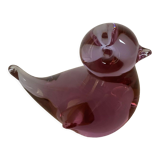 Purple pink glass bird paperpress