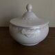 Neo-classical soup tureen Festons Pierre Motton Gien earthenware 1970