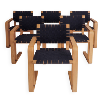 Set of 6 dining chairs  By Rud Thygesen & Johnny Sørensen For Magnus