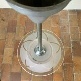 Pink opaline pendant light