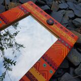 Wooden mirror 24x49cm