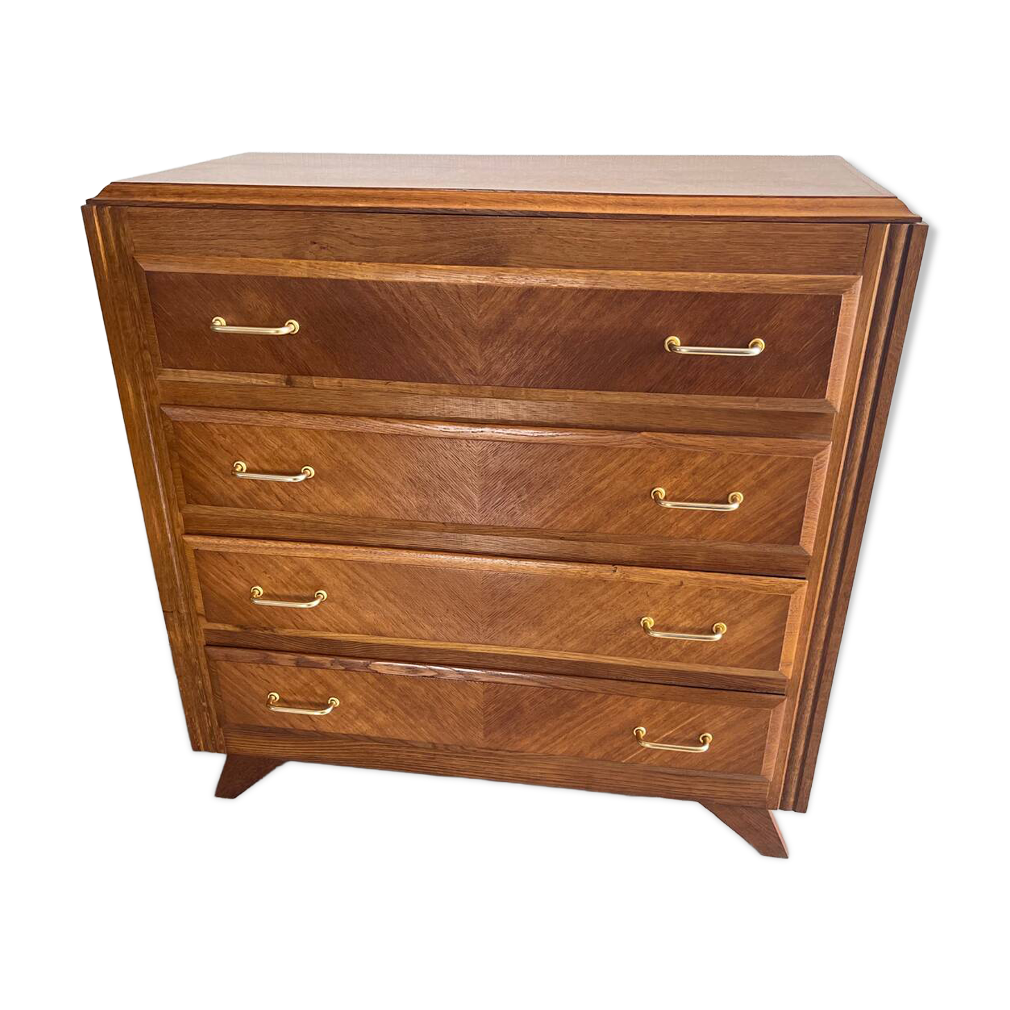 Vintage commode with tapered legs