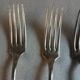 24 antique silver-plated cutlery sets