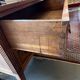 Louis XVI jump commode, 18th century, made of solid walnut.